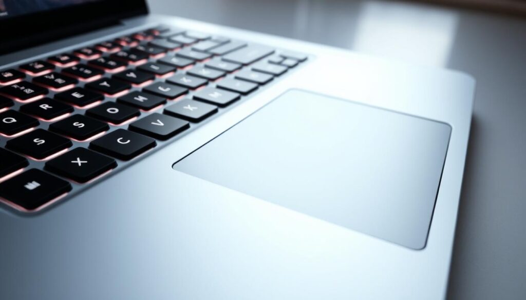 keyboard and trackpad