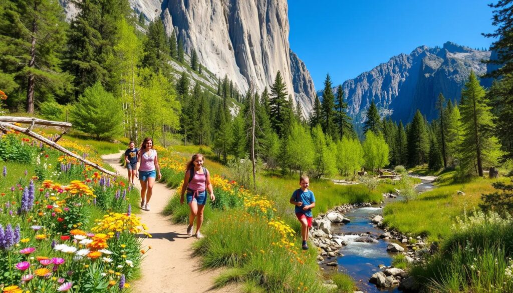 Family-friendly hiking Yosemite