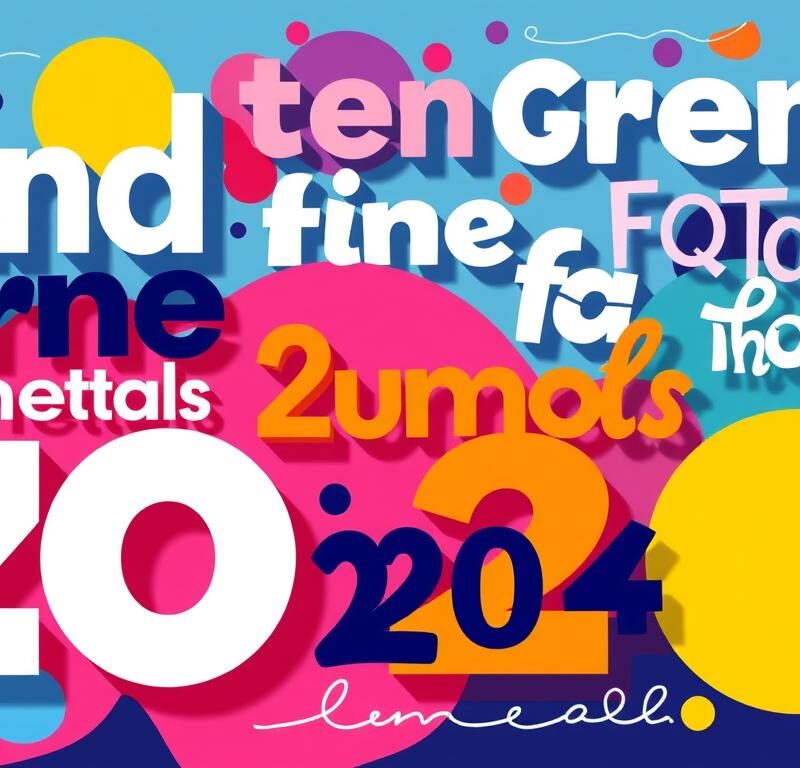 Typography Trends 2024, Fonts