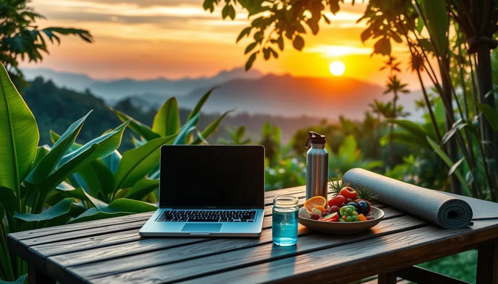 Digital Nomad Health and Wellness