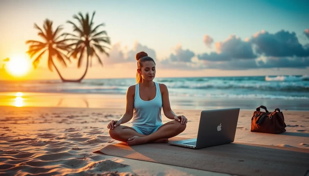 Digital Nomad Women Working Remotely