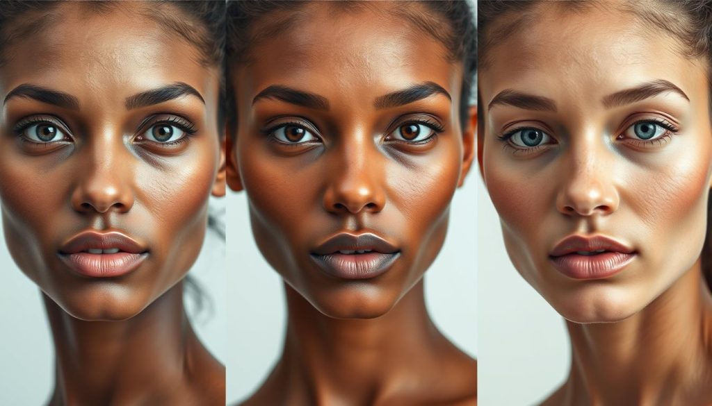 Skin Types Comparison