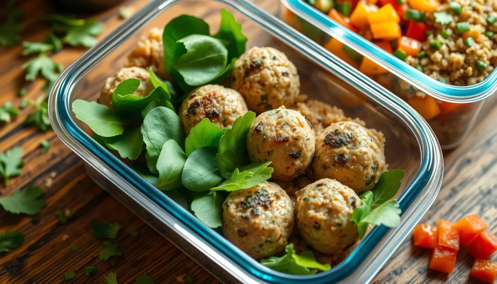 Turkey Meatballs Meal Prep