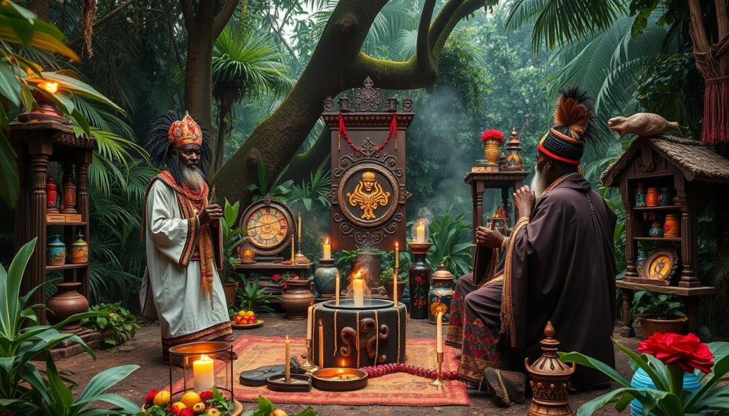 Voodoo Priests in Benin