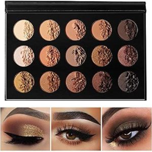 Nude Gold Eyeshadow DELANCI Warm Neutral Palette