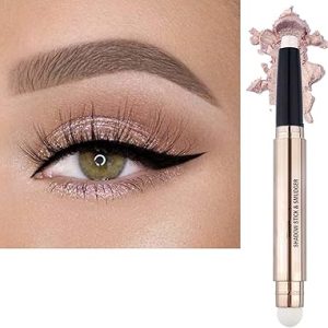 MayFoltran Sand Shimmer #02 Eye Pencil, Nude Pink Sparkle & Waterproof, Multi-Dimensional High Pigment Eye Highlighter