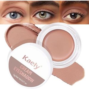 Eye Shadow Palette - Matte Nude Brown Cream for Older Women Waterproof