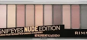 Rimmel Magnif'Eyes Palette 001 Nude | Blendable Eye Shadow|12 Shades