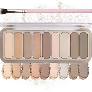 Naked Eye Shadow Palette 9 Natural Nudes with Brush