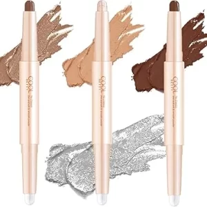 Earth Tone Glitter Eye Shadows Set 3-Pack