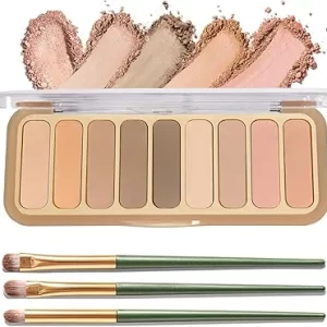 Matte Naked Eyeshadow Palette - Natural Long-Wearing Makeup for Older Women