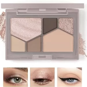 Neutral Nude Matte Shimmer Eyeshadow Palette

ab6 Colors for Smokey Bronze Eye Makeup + 5 Characters for Brand in Brand’s products listing  instead use- as (B6 Colors)
Boobeen B6 Colors Nude Smokey Eye Makeup Palette