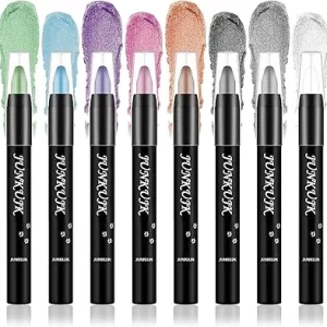 High Pigmented Matte Eye Shadow Sticks Set of 8