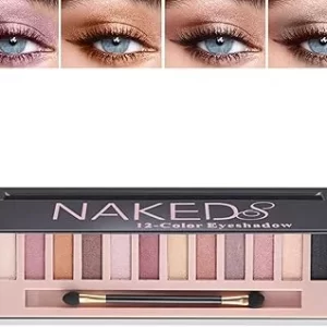 Top Selling 12 Color Nude Eyeshadow Palette Shimmer Waterproof &Smokey Matte
Nudes With Brush |Shop Now| High Pigment Eye Shadow