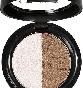 Brown Shimmer Brown & White Eyeshadow Duo - IS'MINE