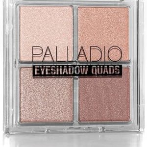 Palladio Eyeshadow Quad: Blendable Matte, Metallic, Shimmer - Ballerina

or

Palladio Eye Shadow Quad: Talc Free Matte, Shimmer - Velvety

or

Palladio Eyeshadow Quad: Ballerina Shade Metallic, Matte, Shimmer