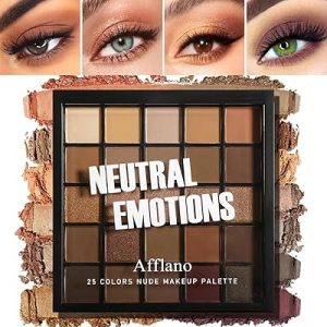 Nude Eyeshadow Palette - 25 Color Blendable Makeup