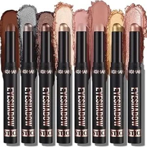 Matte Eyeshadow Sticks 8 Colors - Contour & Highlight