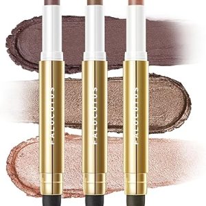 Gel Eyeshadow Stick Set: Matte & Shimmer, Waterproof, Long Lasting