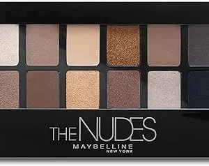 Maybelline Nudes Eyeshadow Palette - 12 Shades, Matte & Shimmer
