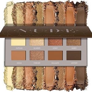 Naked Brown Matte Eye Shadow, 8 Colors, Long Lasting & Pigmented