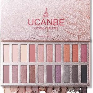 Nude Eyeshadow Palette - 20 Shimmer Mattes - Long Lasting
Blendable Bronzed Smokey