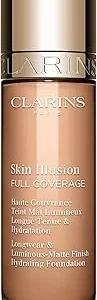 Clarins Full Coverage Luminous Matte Foundation 24H Hydration